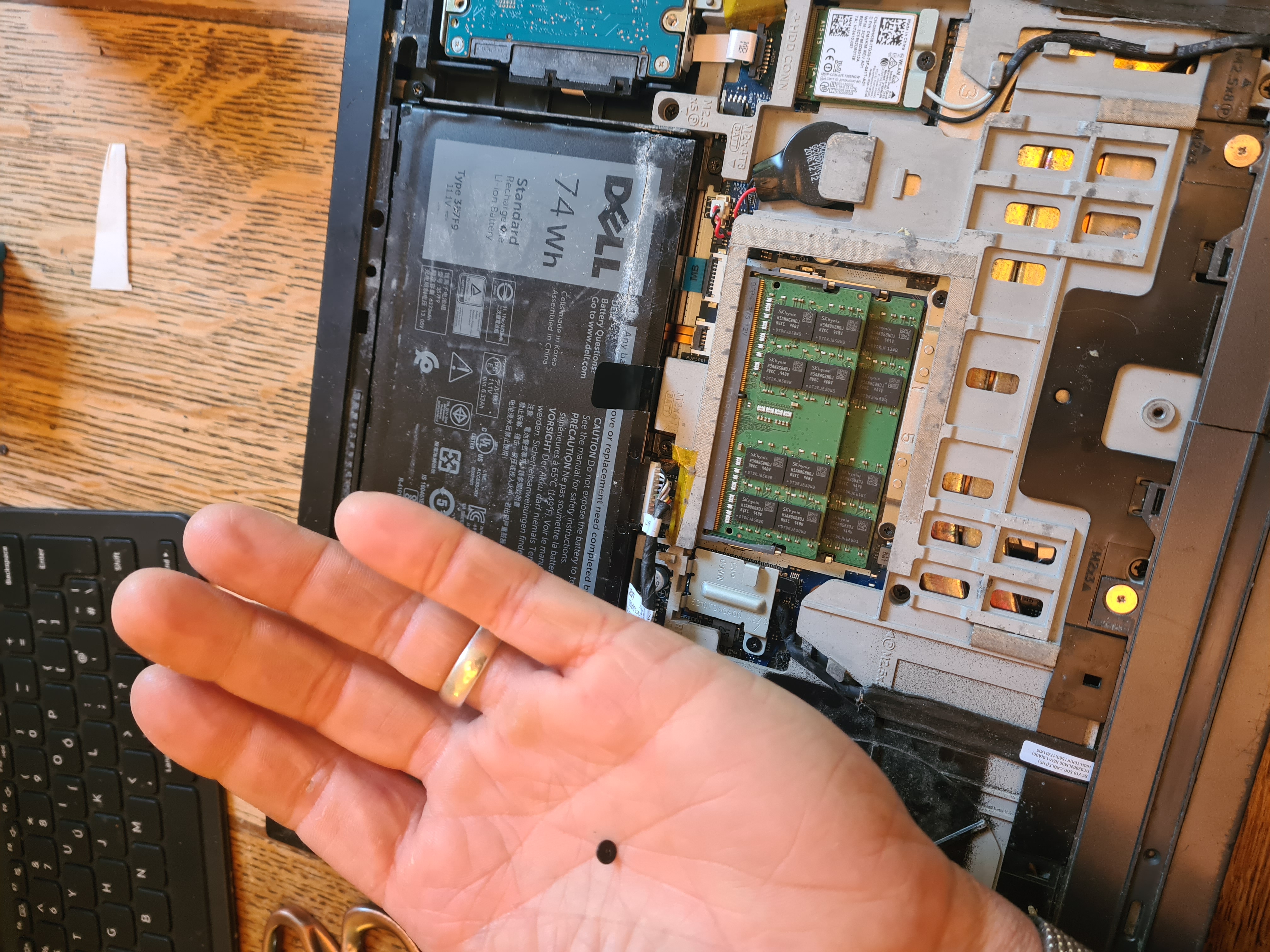 Of course I found a screw at the end